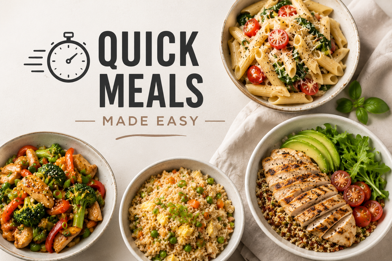 How to prepare easy and quick meal .