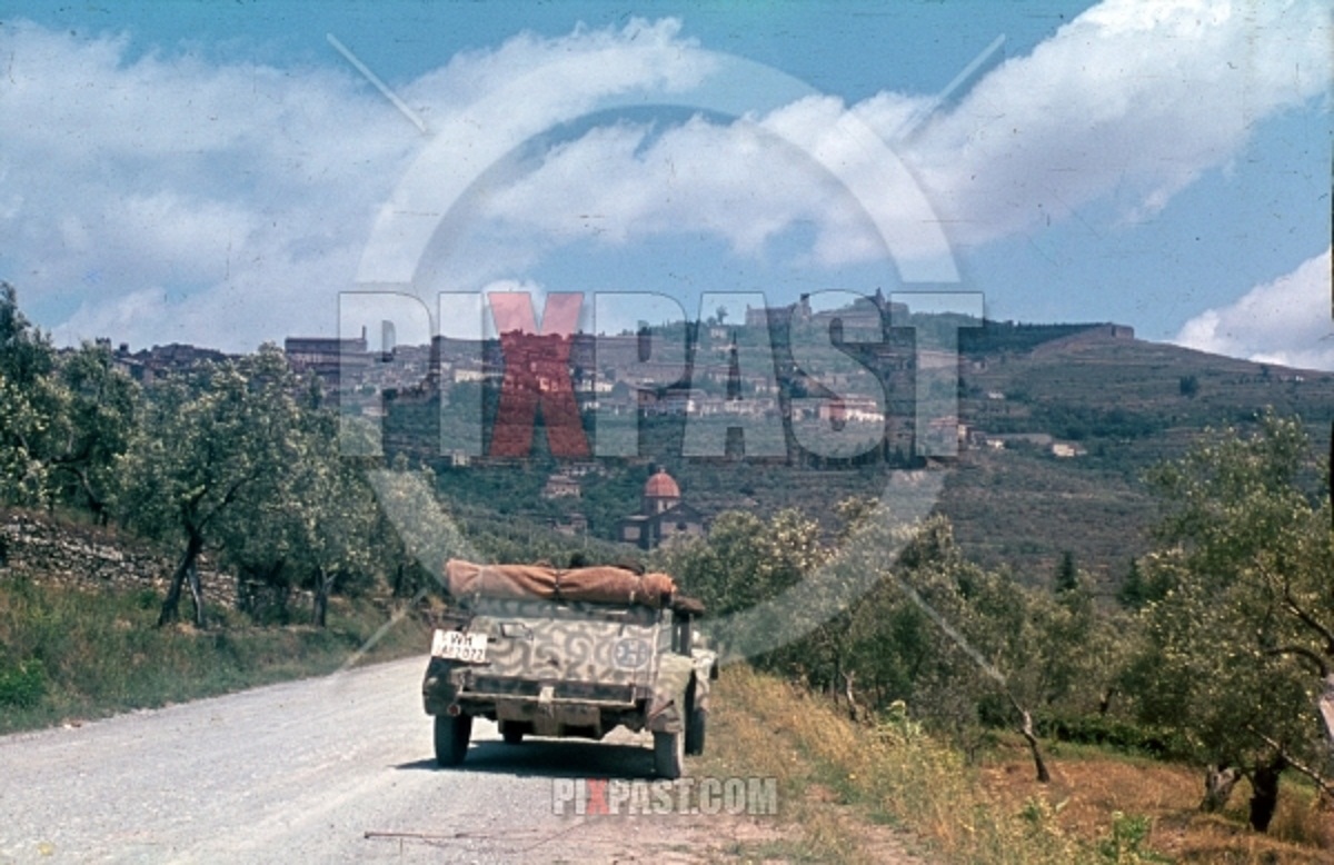 German VW Kübelwagen 82 Jeep in Tropical Camo Pa