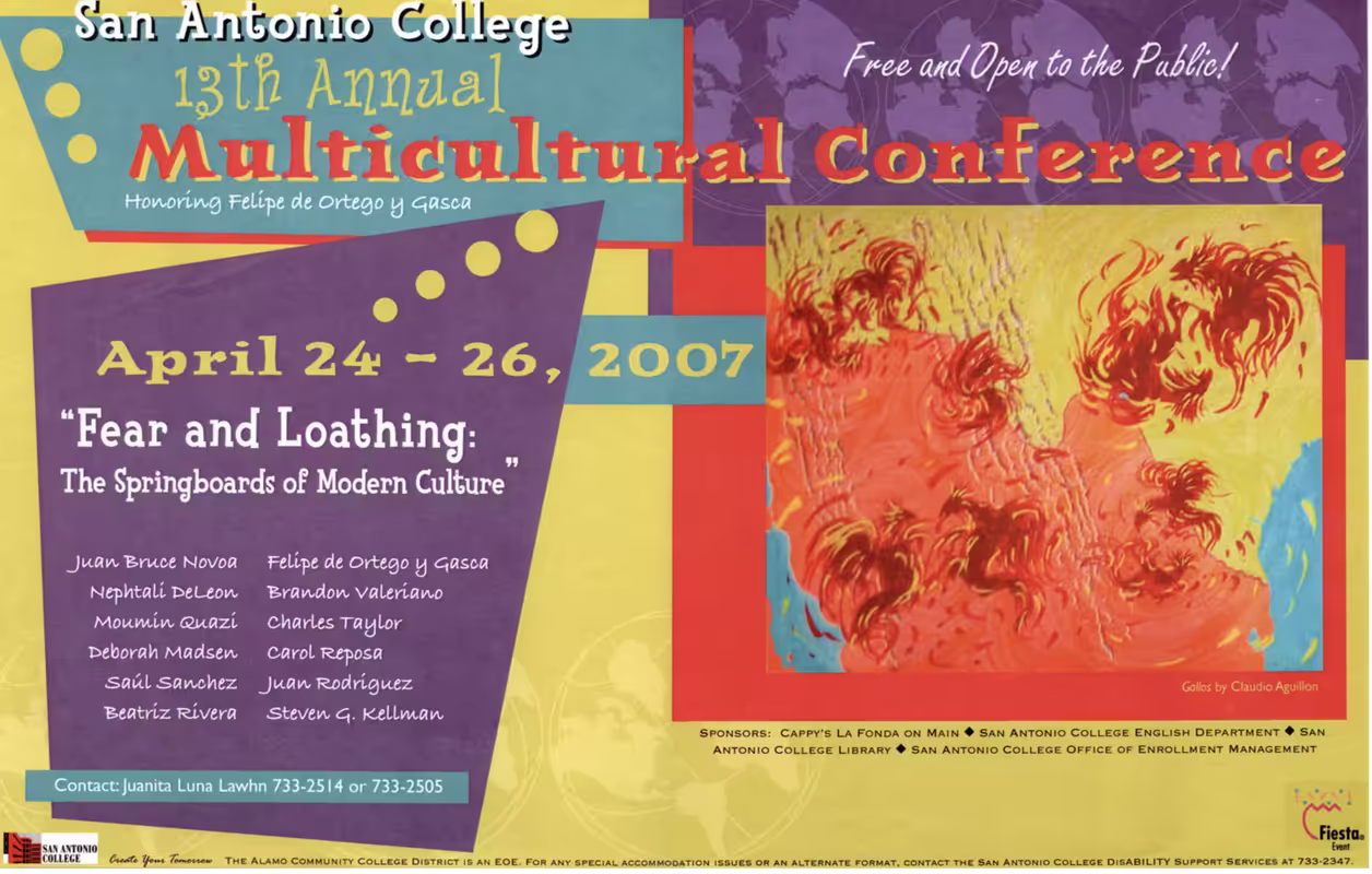 Póster for Multicultural Conference