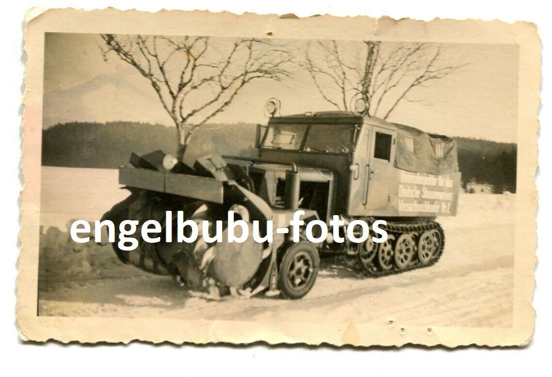FOTO - Ziviles FAHRZEUG - TECHNIK -Schneefräse -RAUPE -Kettenfahrzeug -Maultier