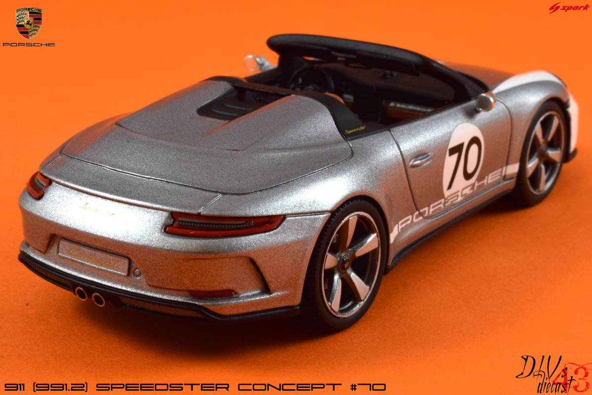 Porsche 911 9912 Speedster Concept Grey Spark (5)
