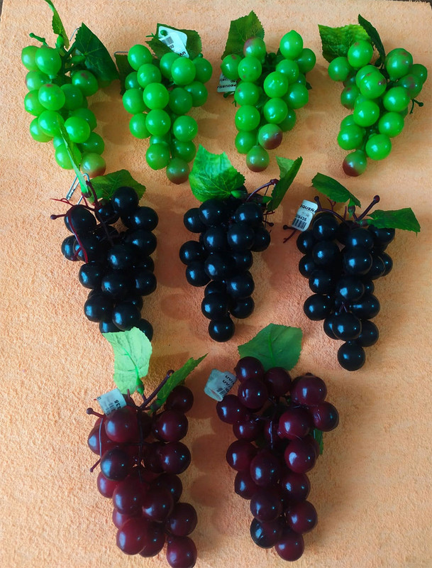 racimo de uvas artificiales para decoracion uvas realistas