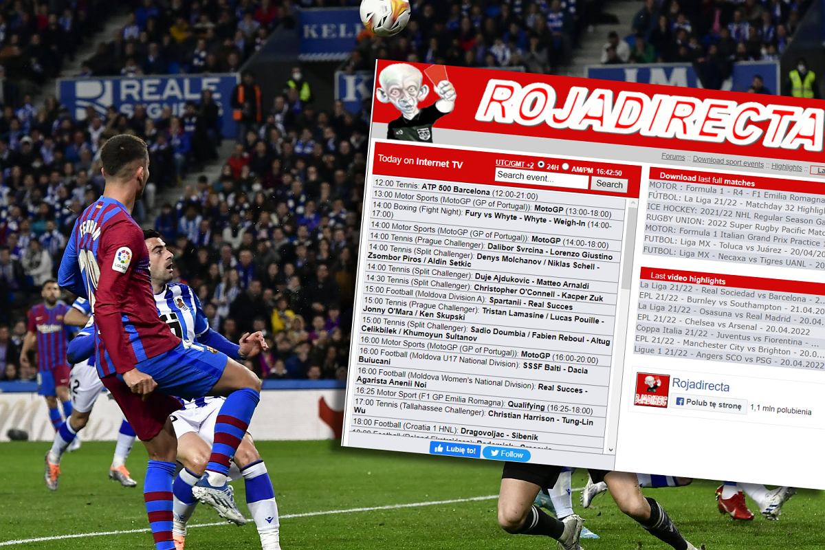Rojadirecta: 2 anni di prigione e 500 mila Euro di multa al creatore del sito web