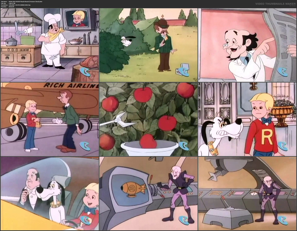 Richie Rich S01E03 Muscle Beach [Treasure Chest].mkv