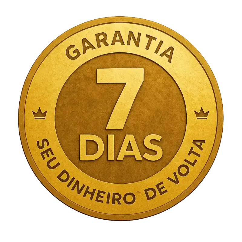 Selo de garantia de 7 dias