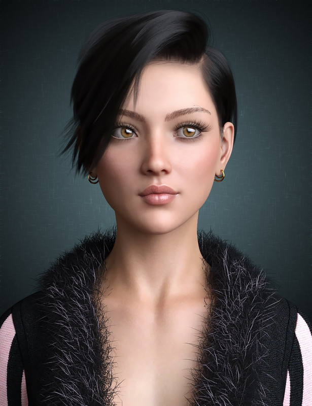 Janey Hair for Genesis 8 and 8.1 Female Janey Hair for Genesis 8 and 8.1 Female