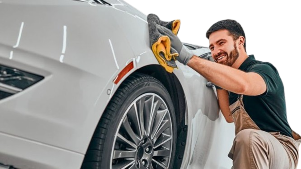 Enzo hand car wash in action