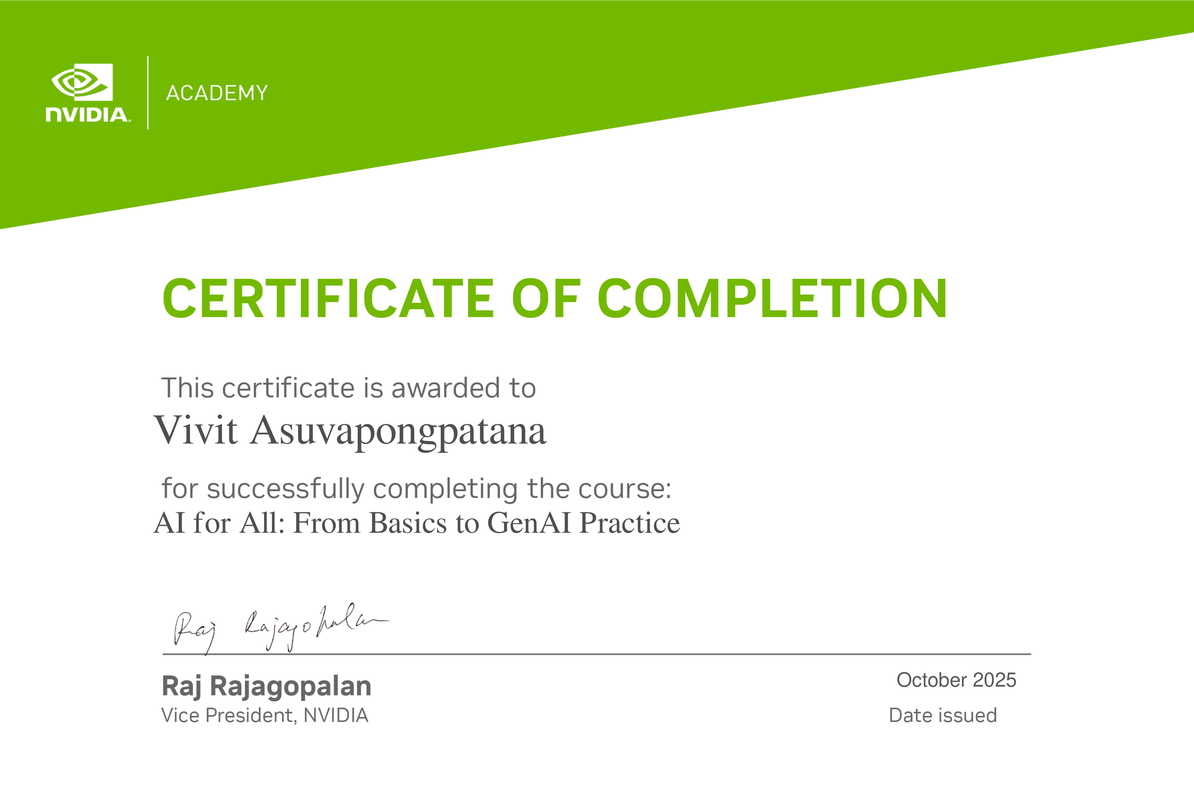 AI for All From Basics to Gen AI Practice AI for All From Basics to Gen AI Practice Course Completio