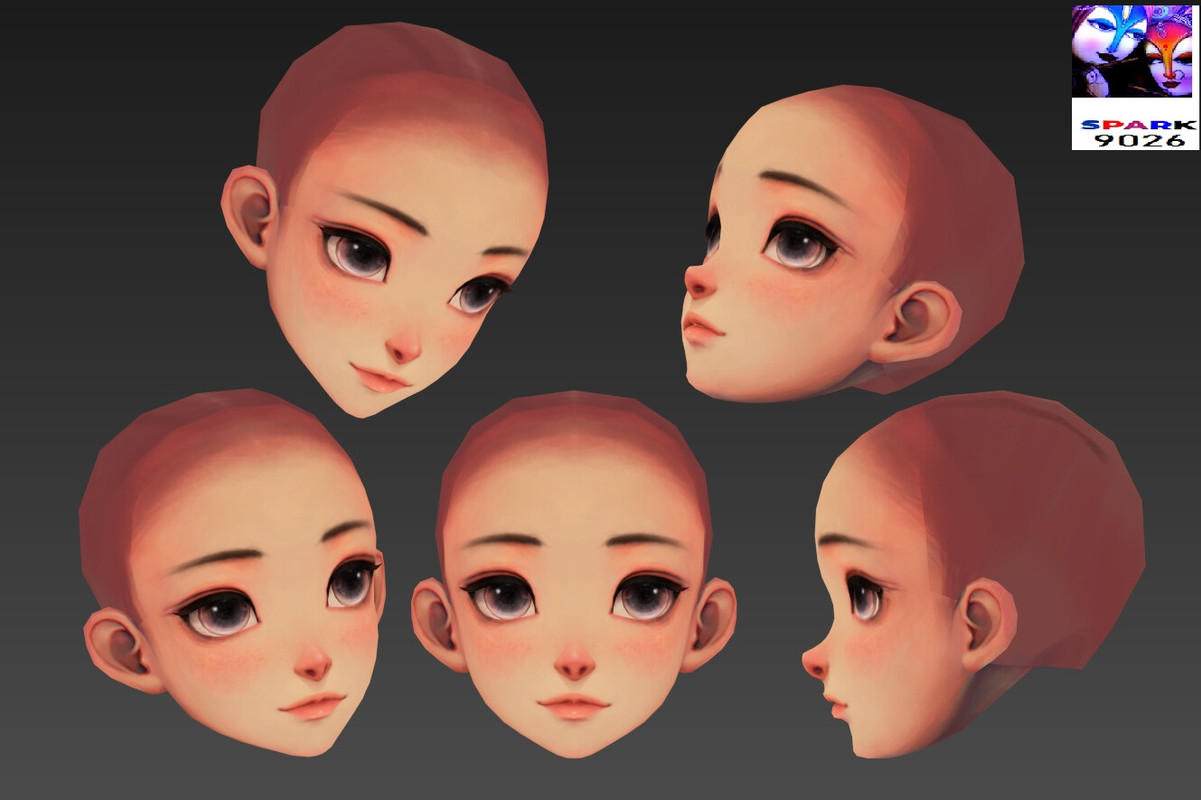 SPARK9026 3D MODEL FRAMES wLogo