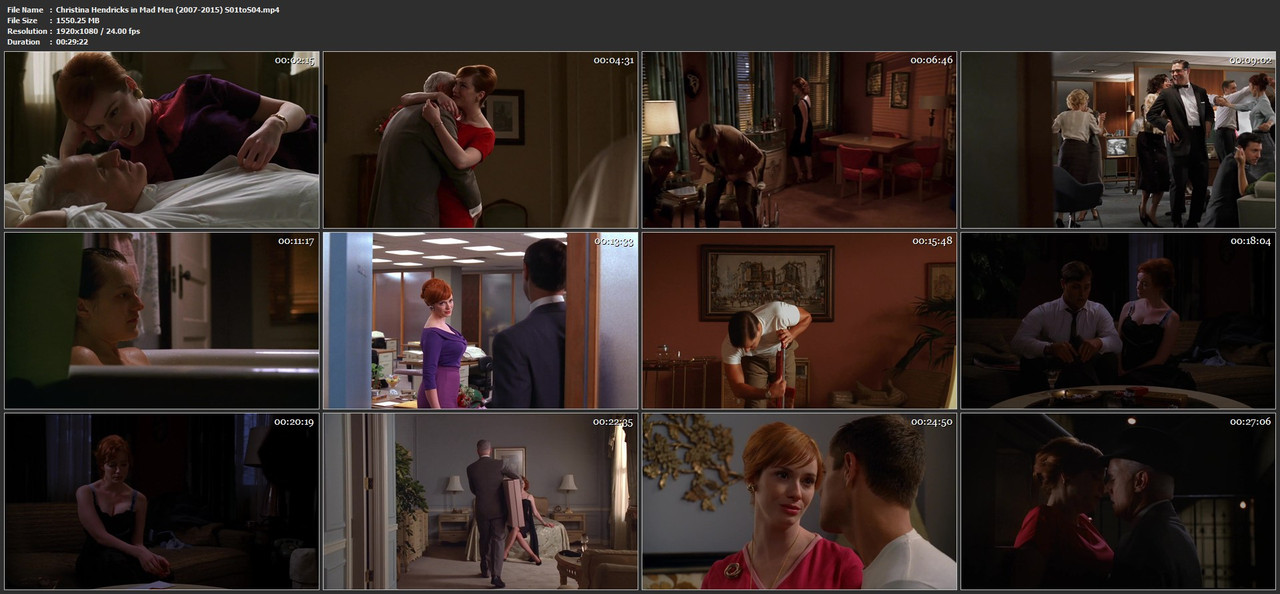 Christina Hendricks in Mad Men (2007-2015) S01toS04.mp4