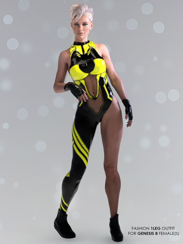 X-Fashion 1Leg Outfit for Genesis 8 Females