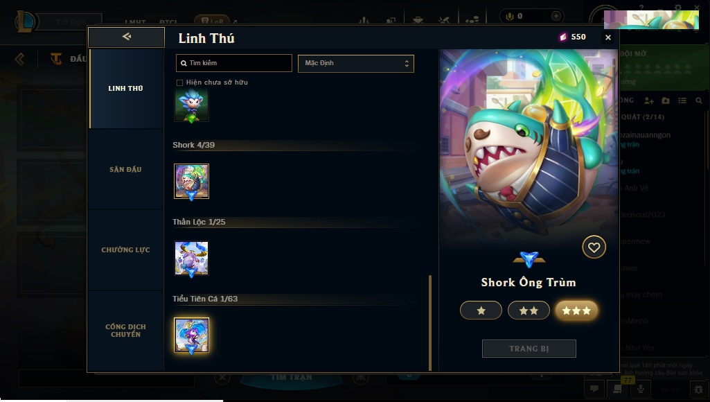 Acc DTCL # - Không Khung