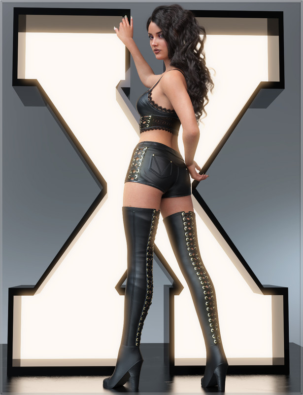 Criss Cross Outfit for Genesis 8 Females Criss Cross Outfit for Genesis 8 Females