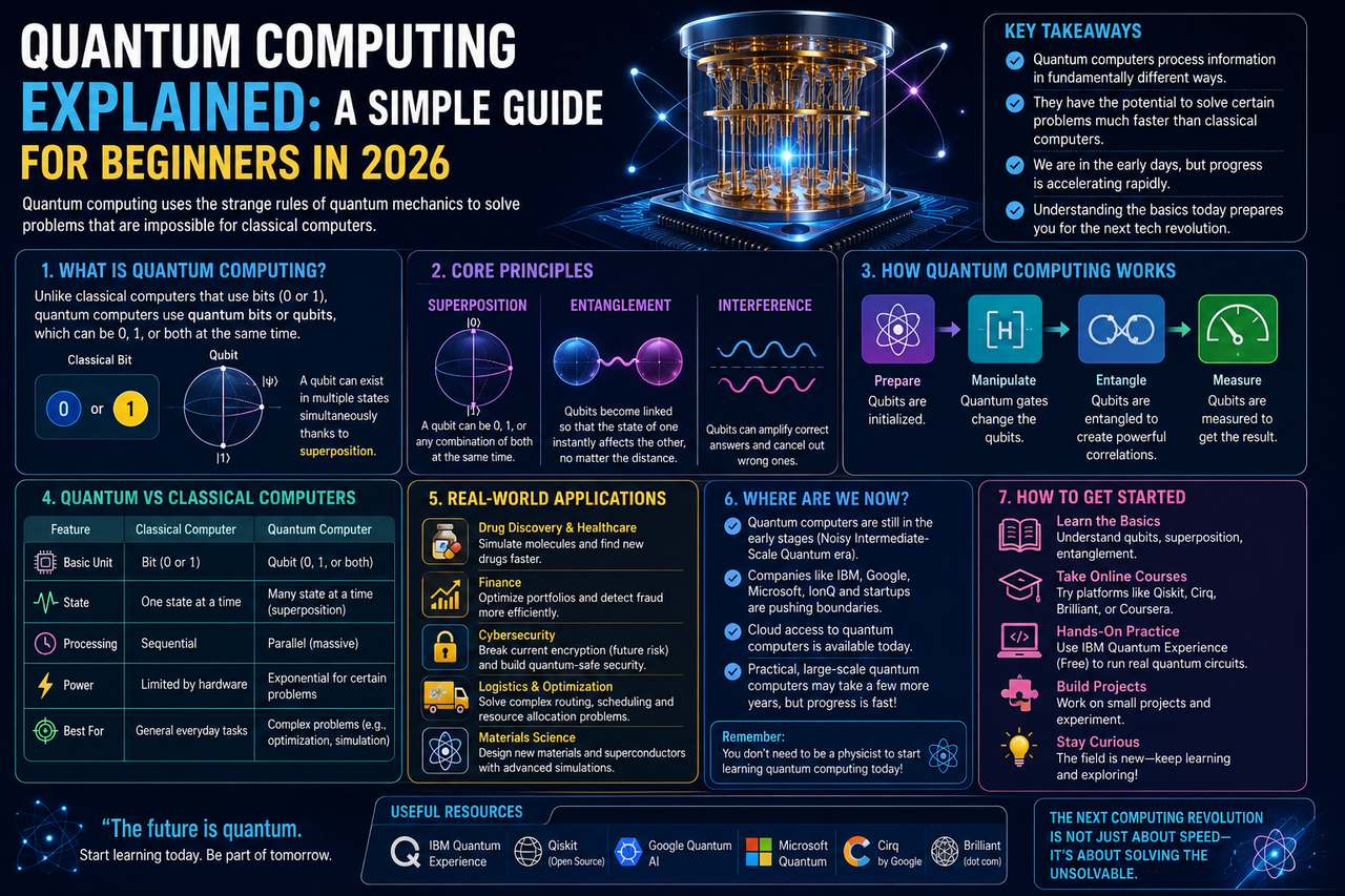 Quantum Computing Explained: A Simple Guide for Beginners in 2026