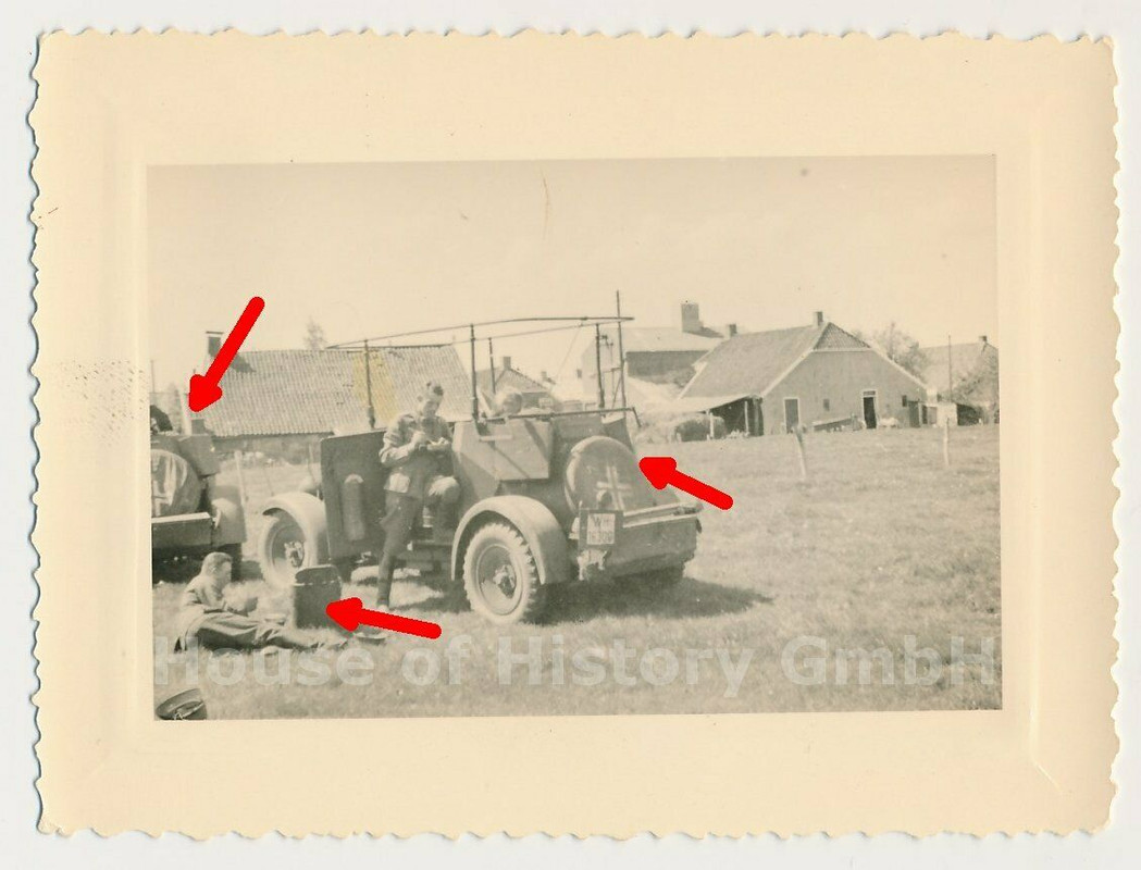 Panzerspähwagen, Panzerfunkwagen Adler Kfz 13, Rahmenantenne Polen