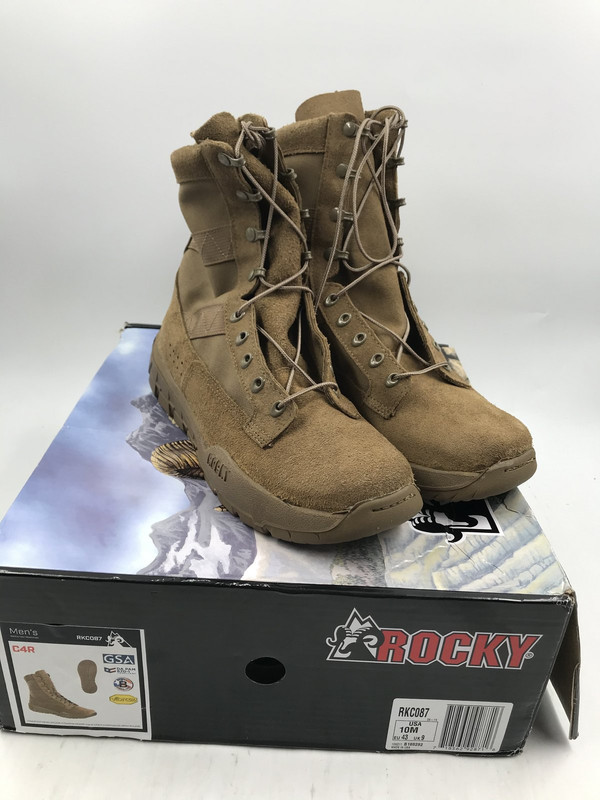 ROCKY C4R RKC087  TACTICAL MILITARY BOOT TAN US MENS 10 EU 43