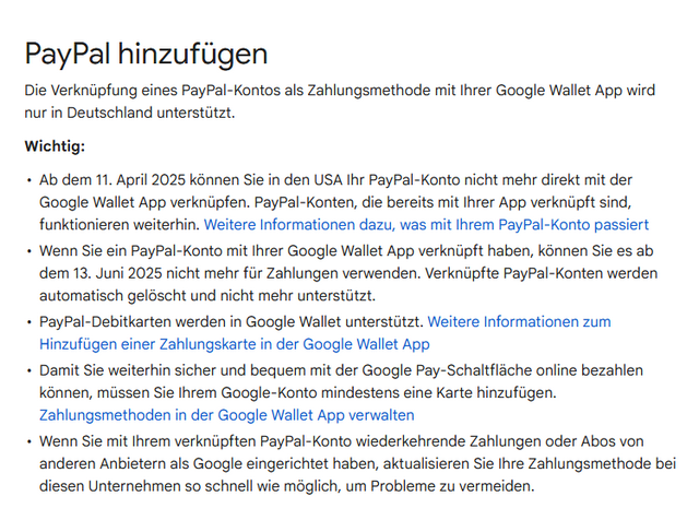 Google Pay und PayPal