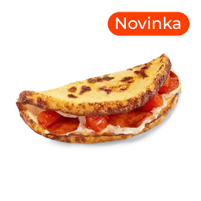 Omeleta s feferonkami