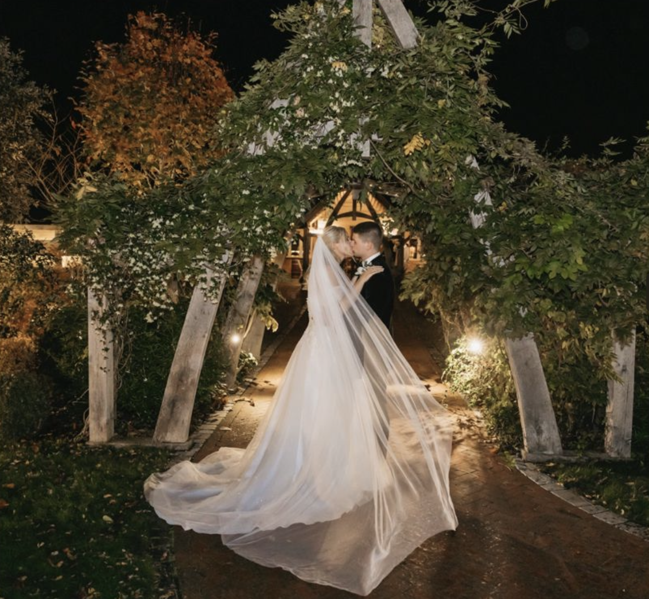 Martha and Matt on their wedding day