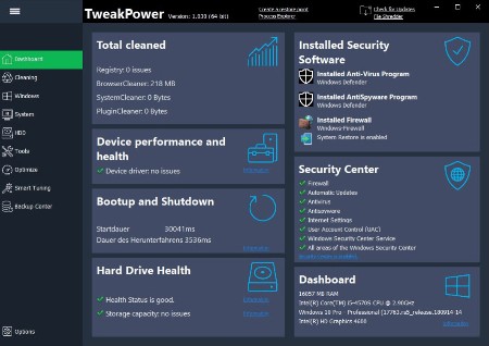 TweakPower 2.036 Multilingual