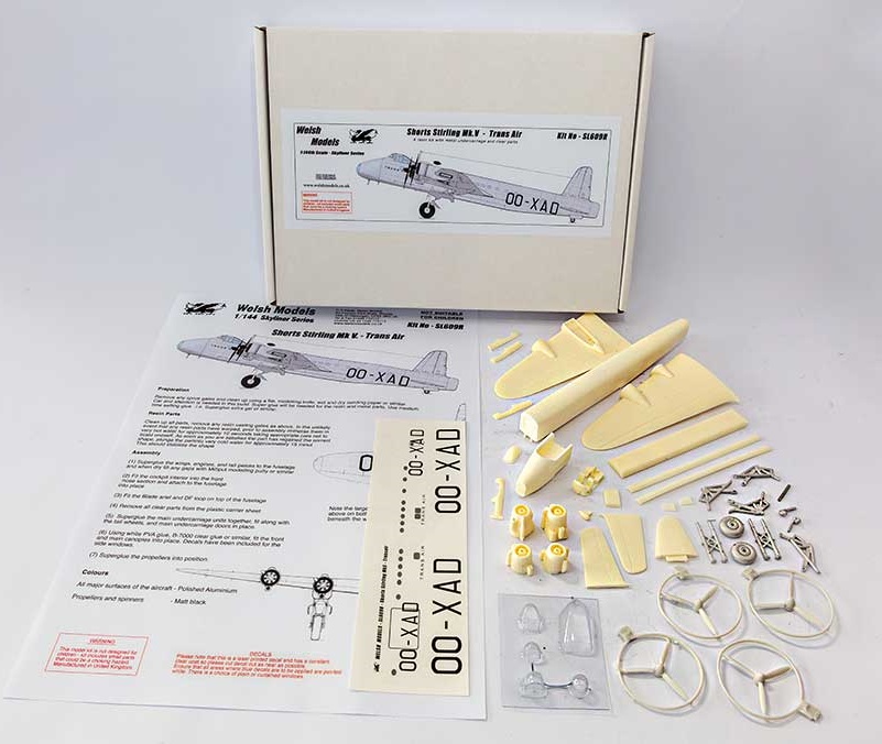 1/144 Shorts Stirling Mk.V resin kit by Welsh Models released The