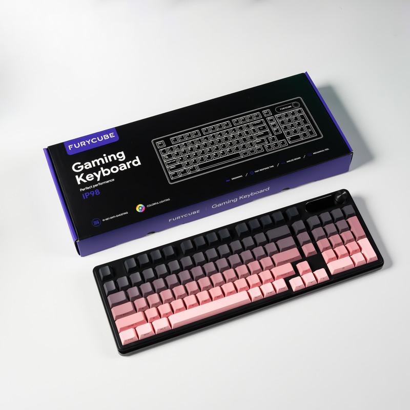 FURYCUBE IP98 PRO Negru-Roz