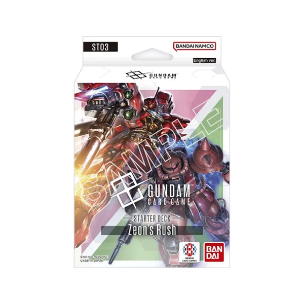 Gundam TCG - ST03 Zeon's Rush Starter Deck