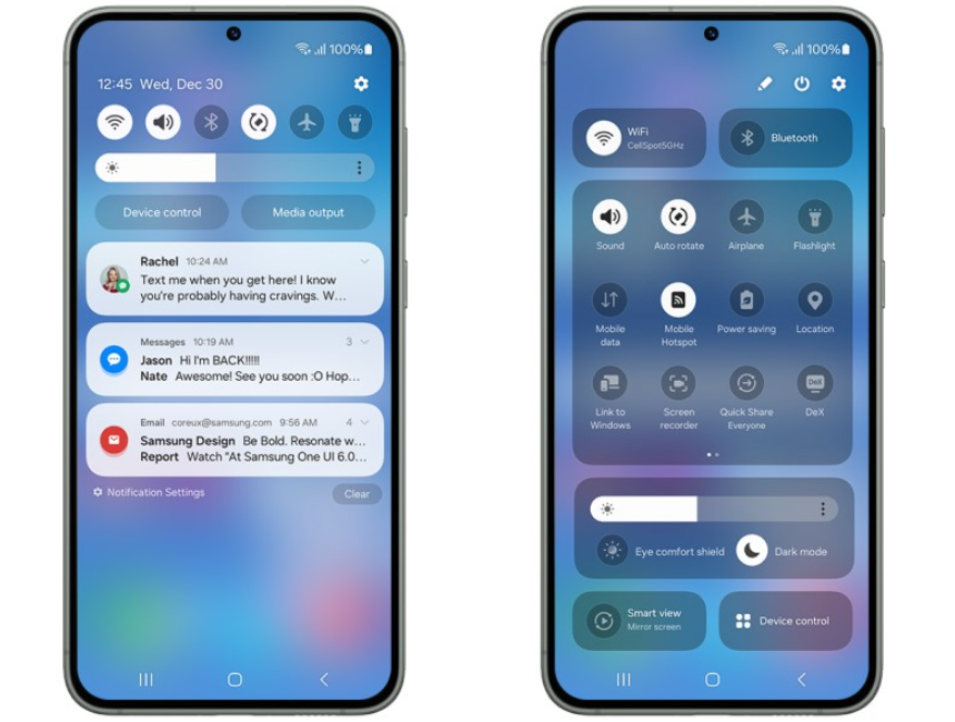 Samsung One UI 6 Interface