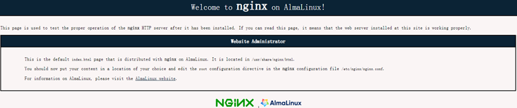 nginx欢迎界面