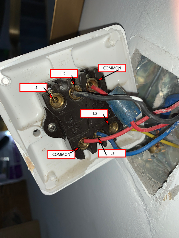 Mapping old light switch to new light switch Screwfix Community Forum