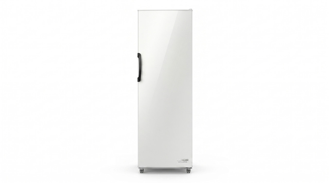 Congelador Samsung Bespoke de 1 puerta color blanco acabado cristal