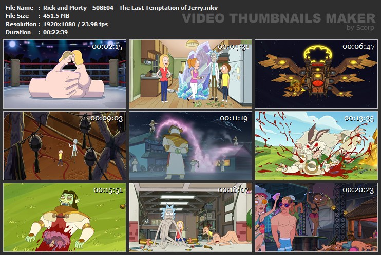 Rick and Morty S08E04 The Last Temptation of Jerry mkv