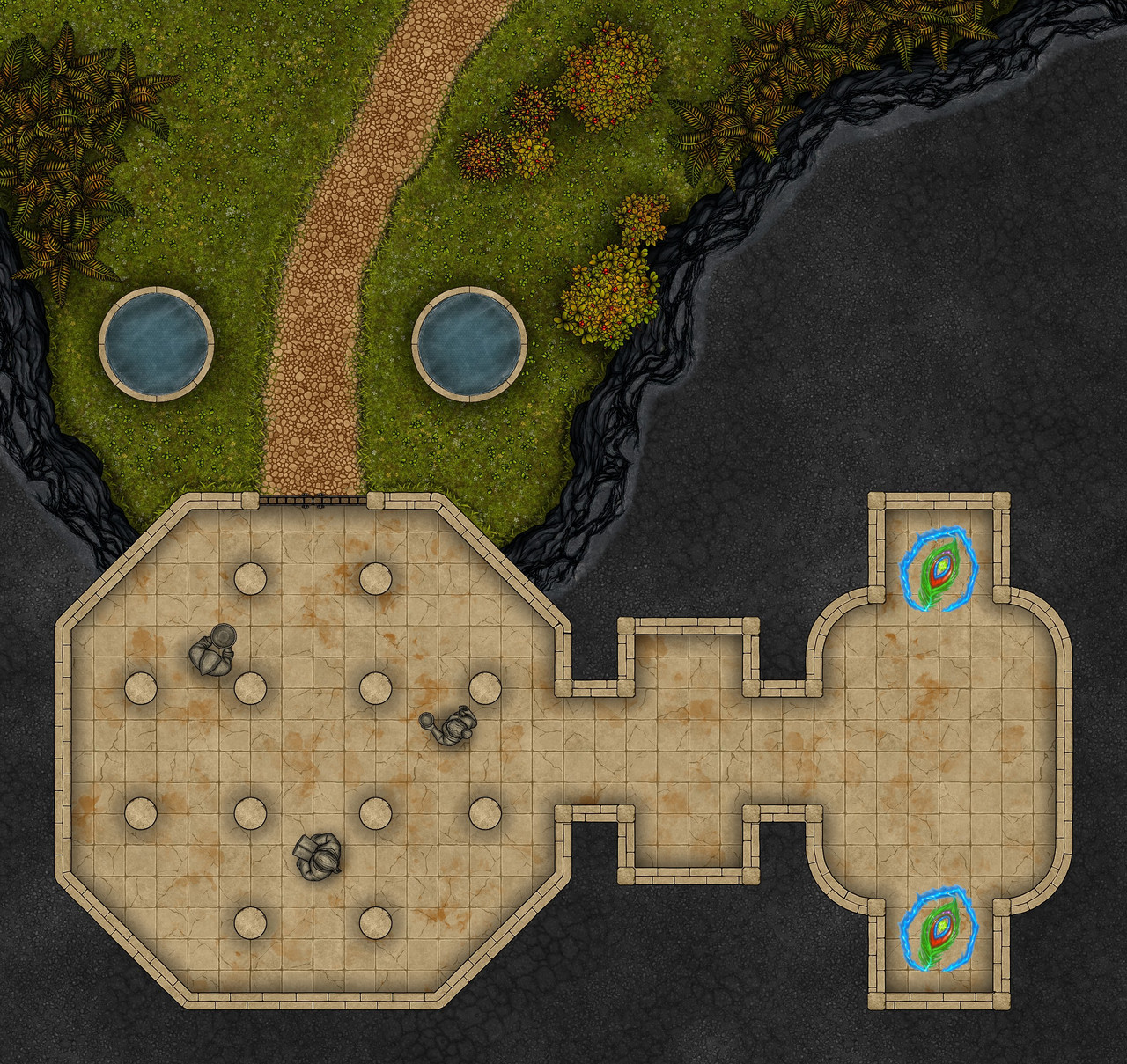 Temple Grounds Site B 18x17 nogrid