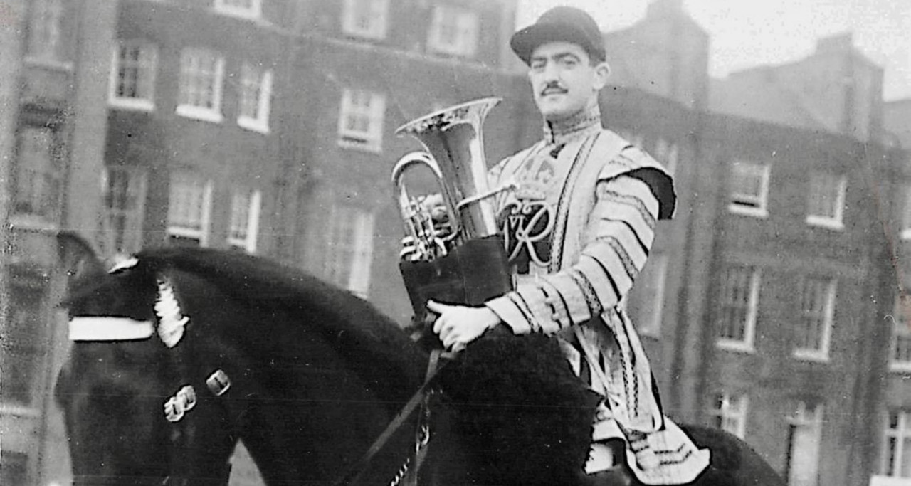 Trevor in the Royal Horse Guards