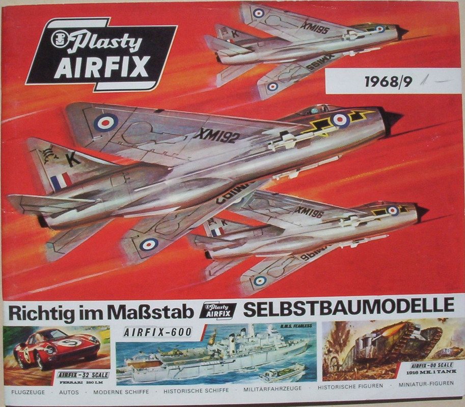 Plasty Airfix Catalogue 1968-1969