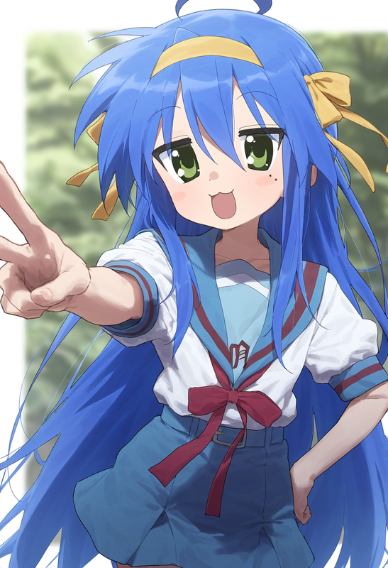 1girl, izumi konata, suzumiya haruhi (cosplay), lucky star, healthyman, alternat s-3587135724
