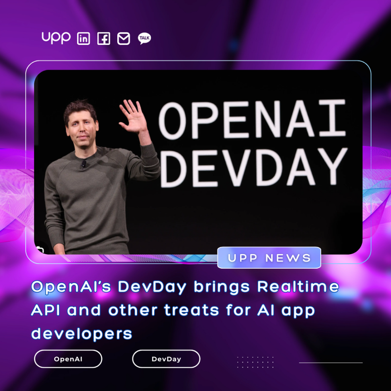 OpenAI’s DevDay brings Realtime API and other treats for AI app developers