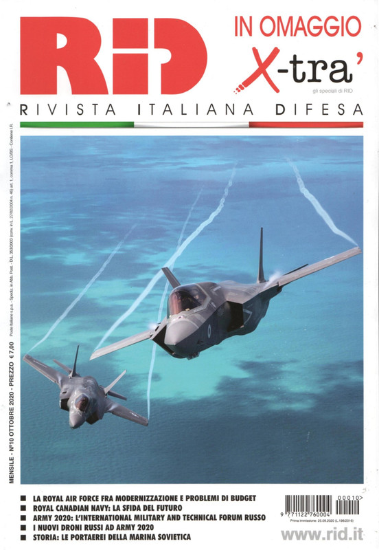 Rivista Italiana Difesa – Ottobre 2020