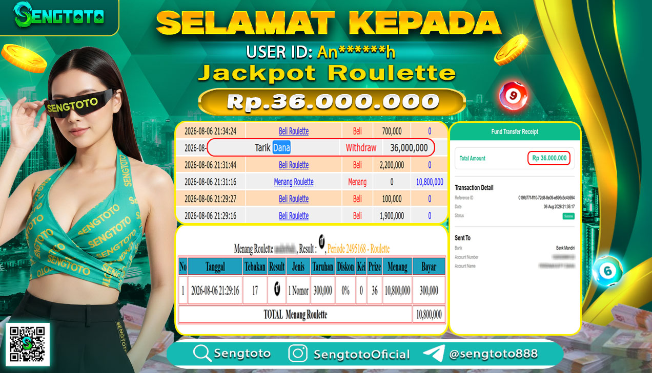 BUKTI PEMBAYARAN LIVEGAME ROULETTE