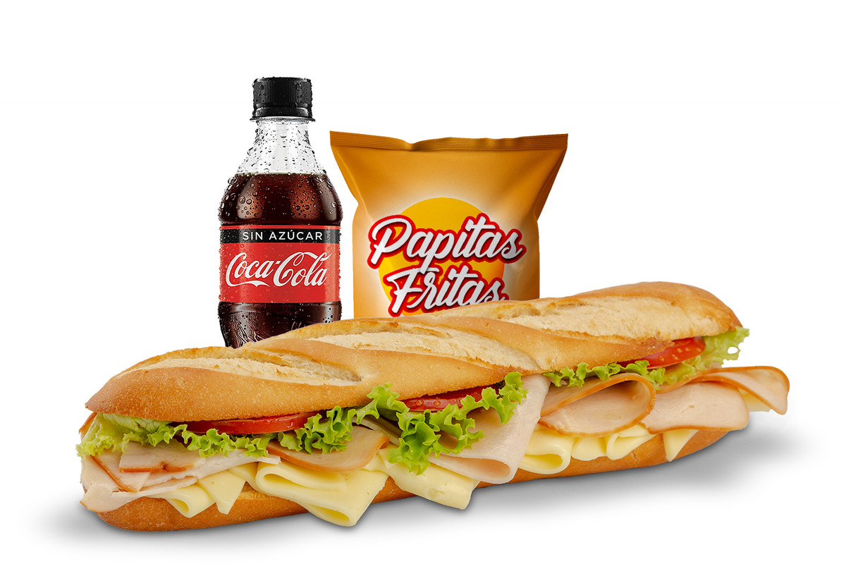 Combo sándwich Jamón de cerdo seleccionado_