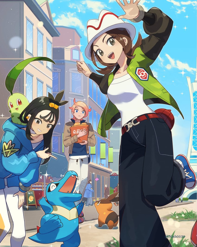 chikorita-tepig-totodile-fletchling-harm