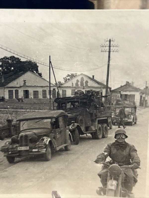 Foto Wk2 Wehrmacht Fahrzeug Lkw Pkw Auto Soldat Front Kampf (2)