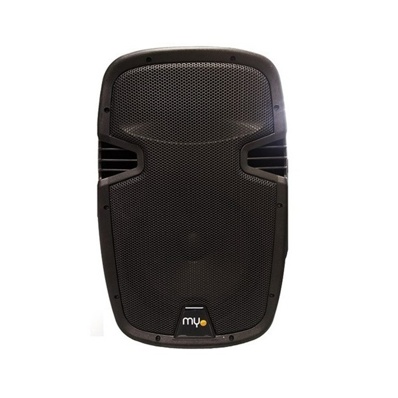 Bocina activa recargable MYO de 8 pulgadas con luces RGB.