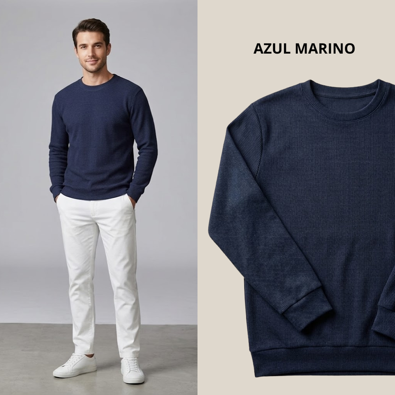 Su&eacute;ter Azul Marino