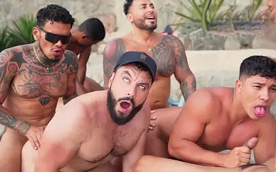 12 Caninos Pool Party