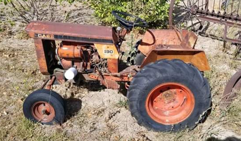 Case 190 Garden Tractor Rusty Revival Smokstak Antique Engine