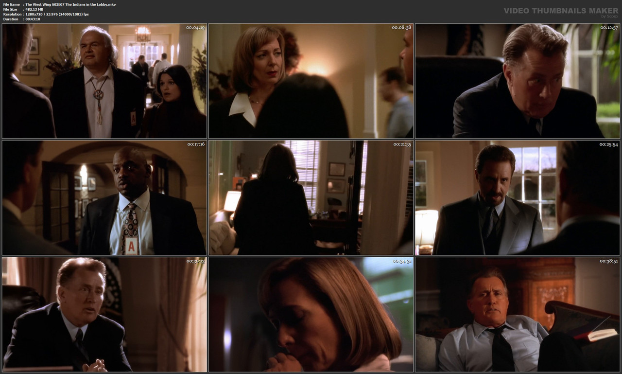 The West Wing S03E07 The Indians in the Lobby.mkv