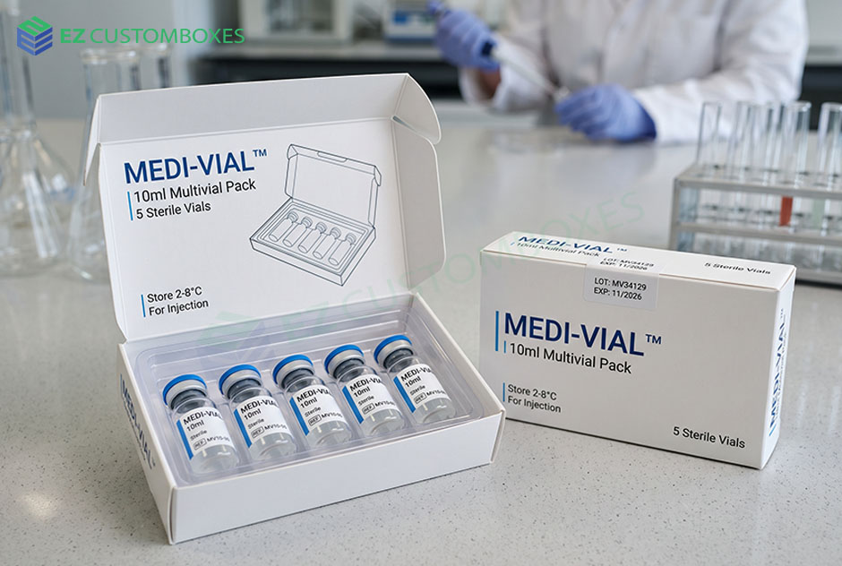 Why Custom Vial Boxes with Inserts  are Helpful for Branding