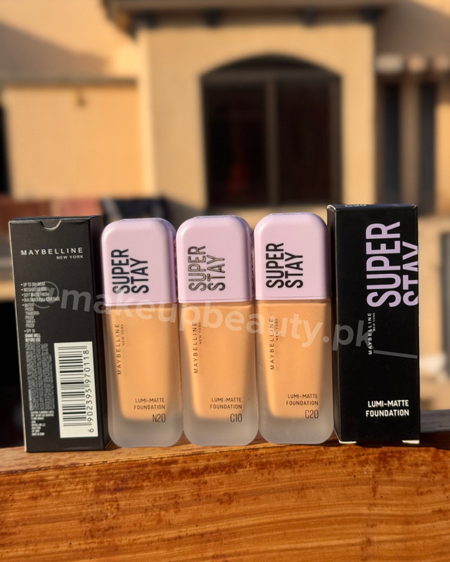 Maybelline Superstay Lumi-Matte Foundation 30 ML each