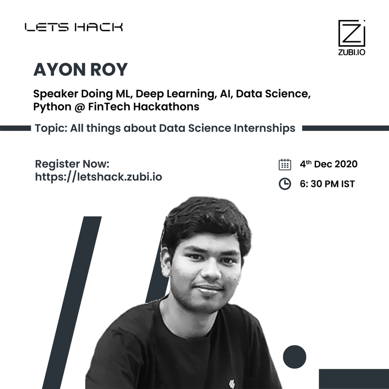 All things about Data Science Internships - Ayon Roy